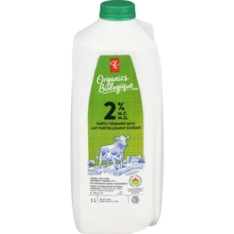 President Choice Organics 2% Milk 2 L is Halal, Install Mustakshif