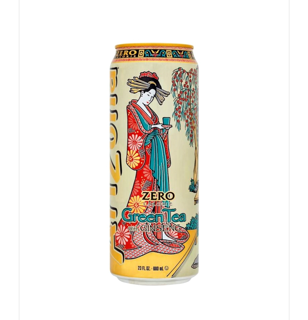 Arizona Green Tea with Ginseng - Zero Calorie 680ml is Halal