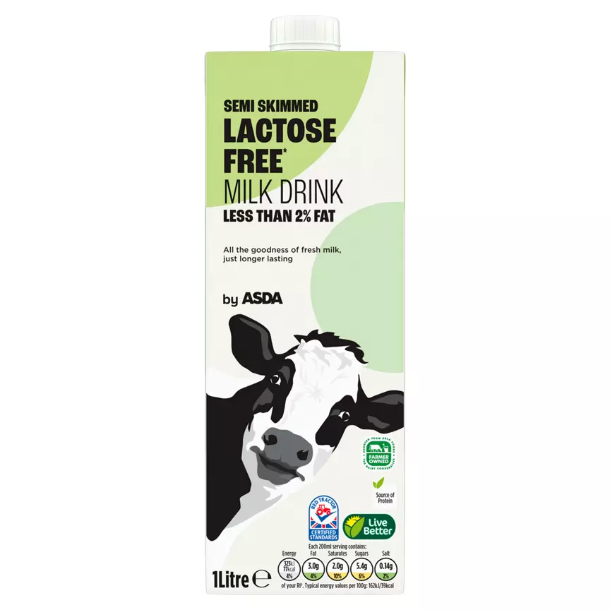 Asda Lactose free milk semi skimmed is not halal Halal Check