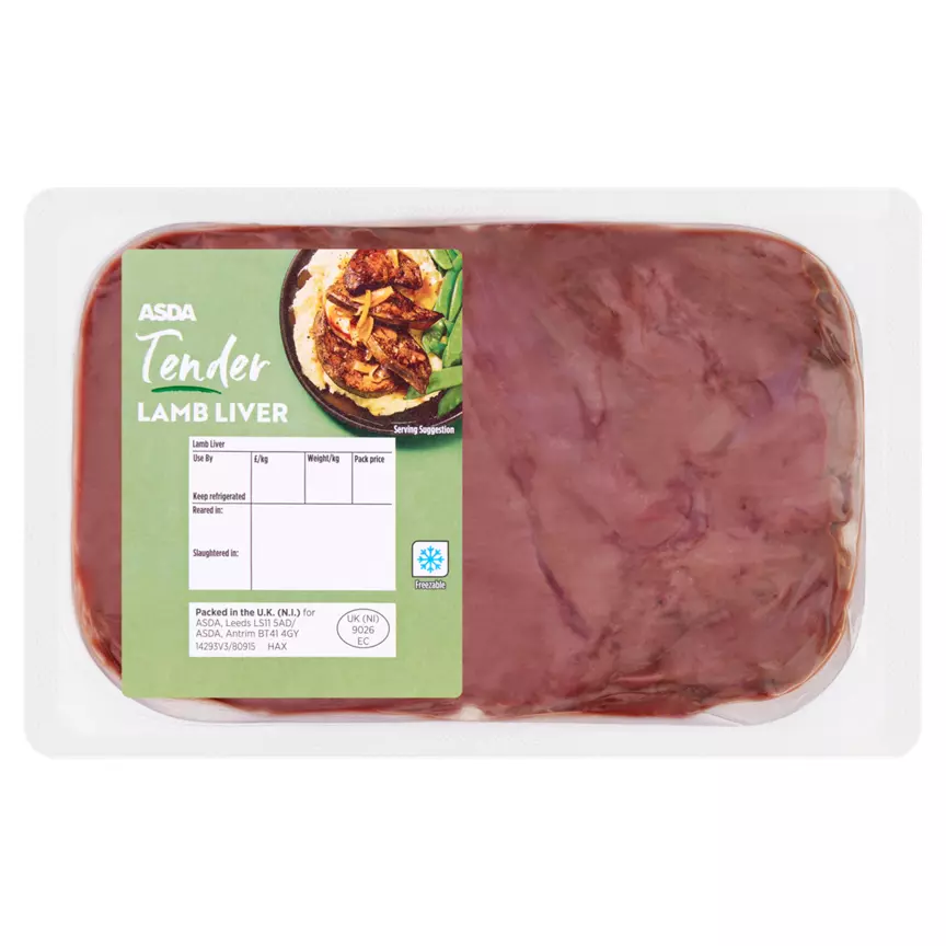 ASDA Lamb Liver (Typically 500g) is not halal Halal Check
