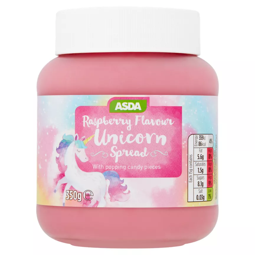 Asda Raspberry Flavour Unicorn Spread 350g is not Halal, Install Mustakshif