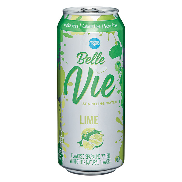 PurAqua Lime Belle Vie Sparkling Flavored Water 16 fl oz is Halal