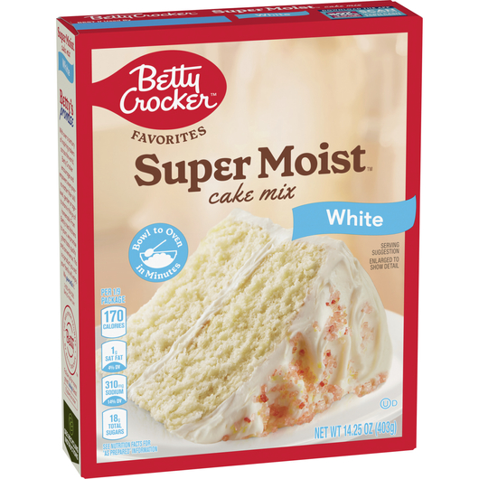 Betty Crocker Favorites Super Moist White Cake Mix, 14.25 oz is halal