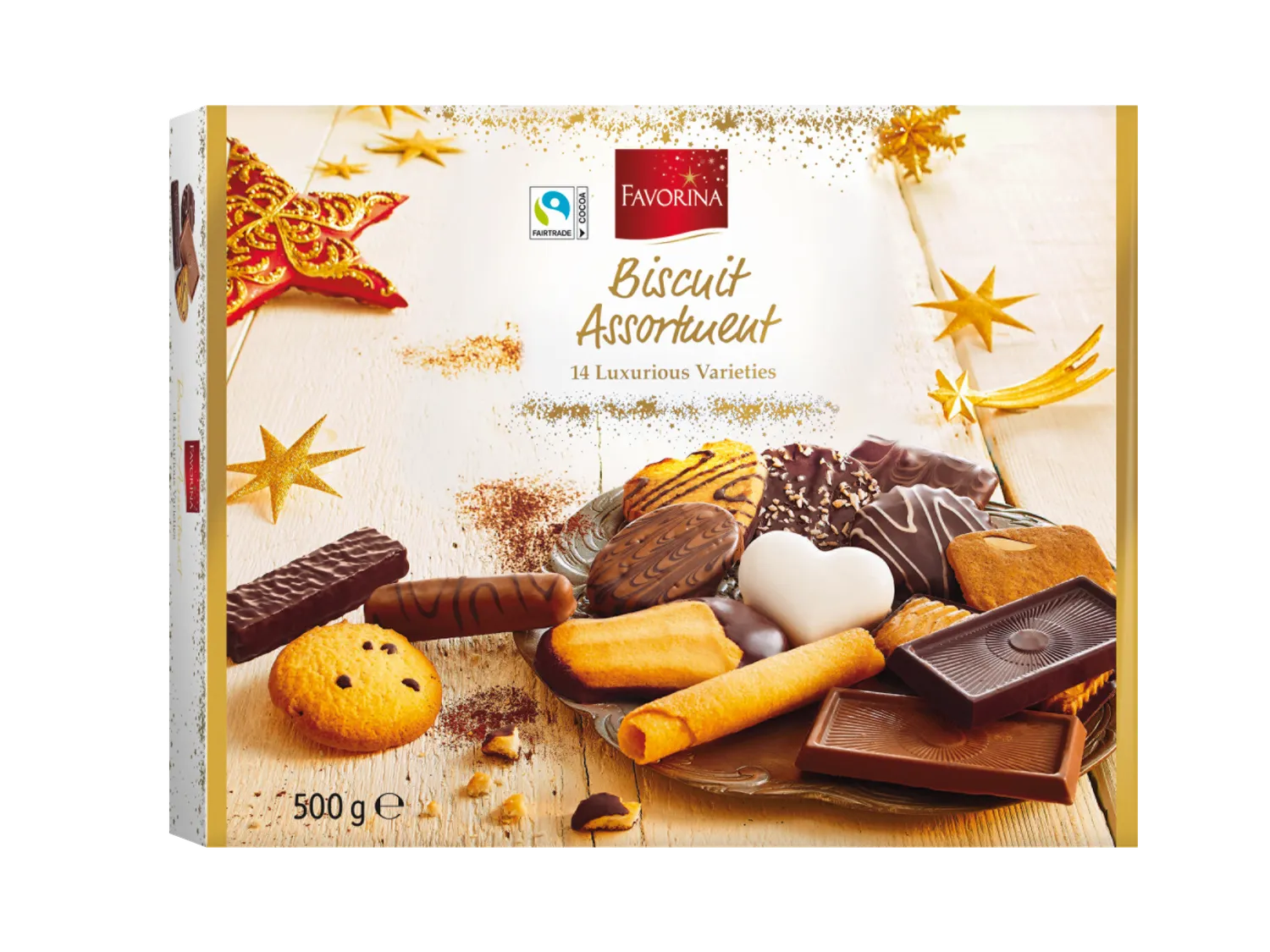 FAVORINA セット Favorina BISCUIT ASSORTMENT - 500g is not Halal, Install Mustakshif