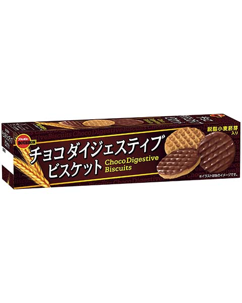 Bourbon Chocolate Digestive Biscuits 17 pieces x 48 pieces is not