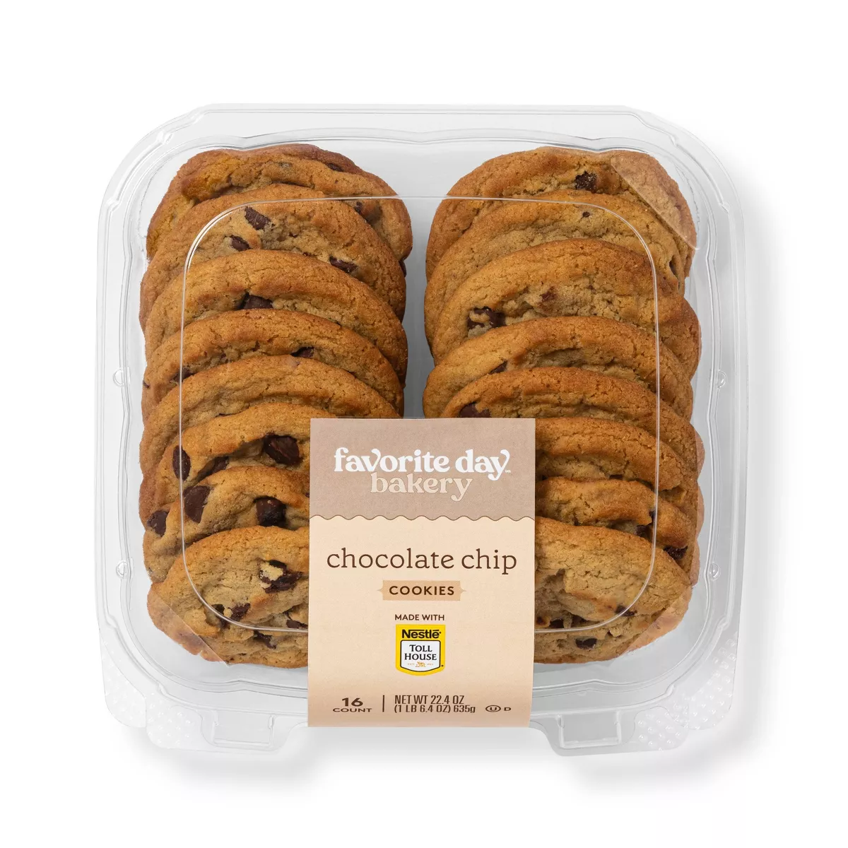 クッキー Favorite Day Chocolate Chip Cookies - 16ct/22.4oz is Halal