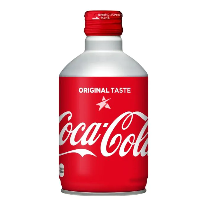Coca Cola (Jp) Original Aluminium Bottle 300ml is not Halal