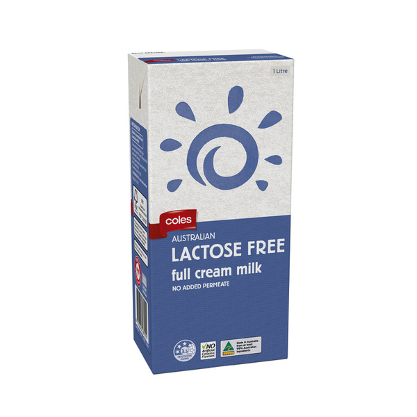 Coles Lactose Free Long Life Full Cream Milk 1L is halal Halal Check