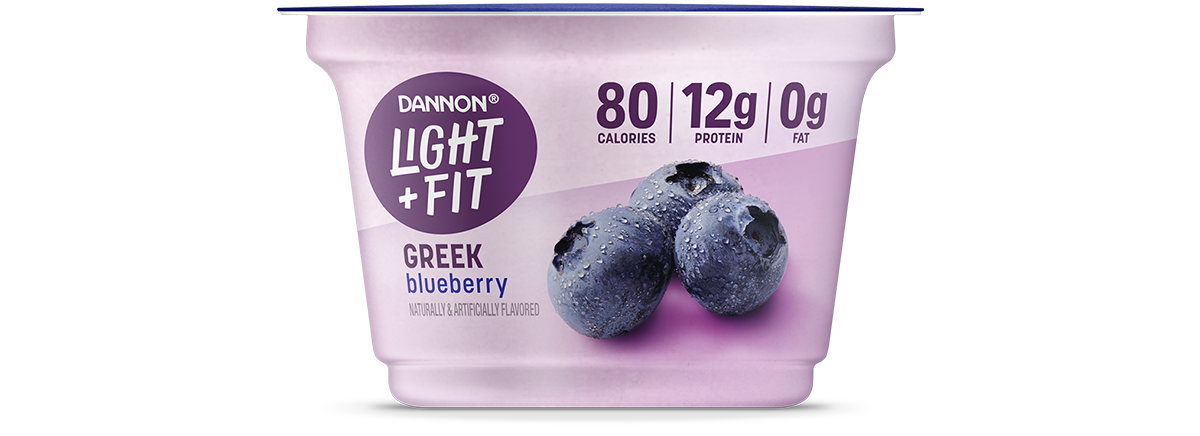 Dannon Light Fit Blueberry Greek Fat