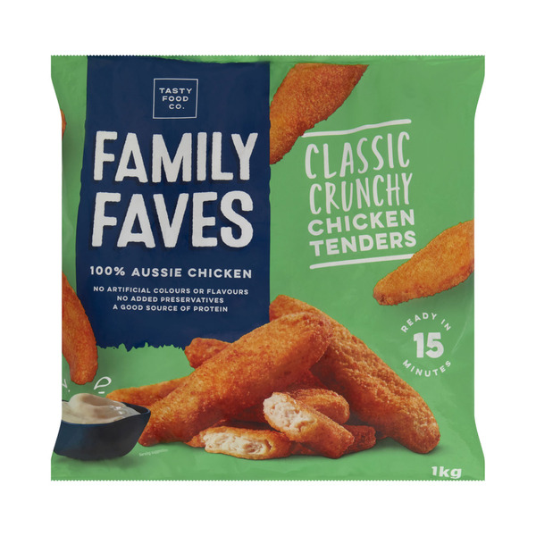 Family faves Family Fave's Crumbed Chicken Tenders is not halal Halal