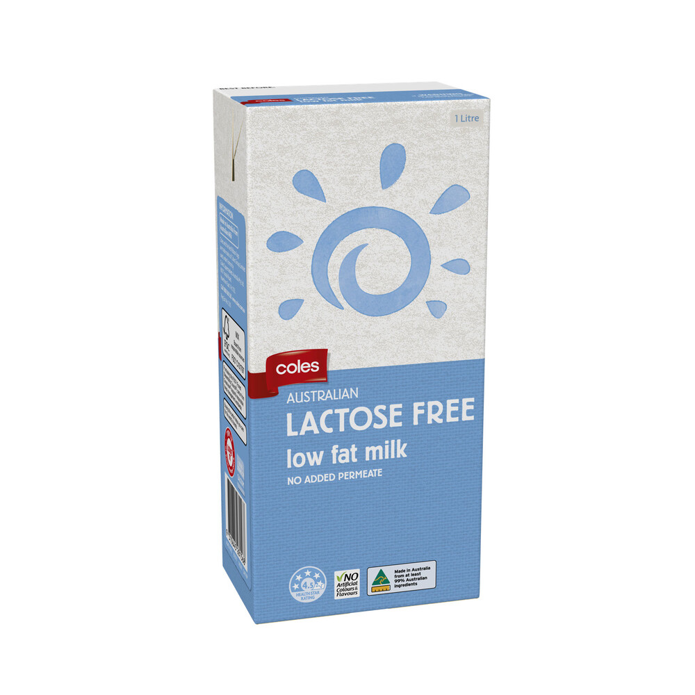 Farmdale Coles Lactose Free UHT Low Fat Milk 1L is halal suitable
