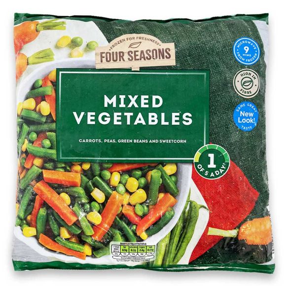 Four Seasons Mixed Vegetables 1kg is Halal, Install Mustakshif