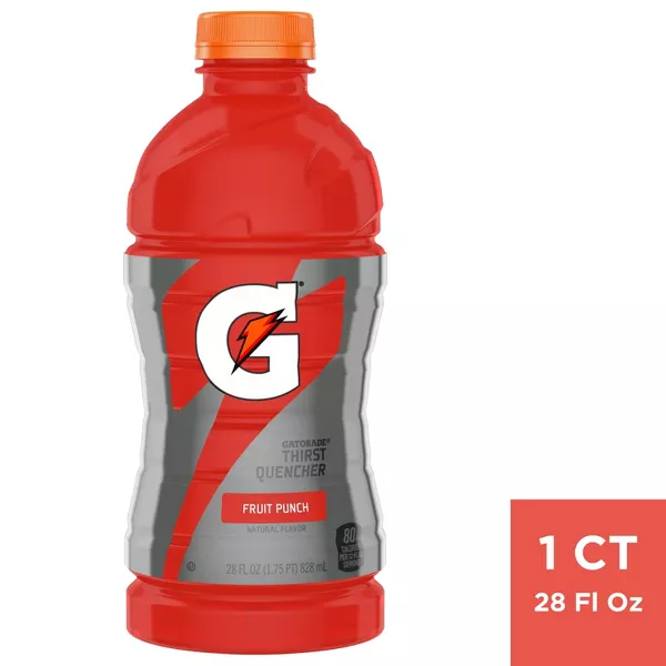 Gatorade Fruit Punch Sports Drink 28 fl oz is halal suitable, kosher