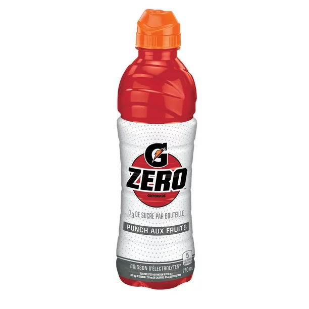 Gatorade Zero Fruit Punch Sports Drink, 710 mL is halal suitable