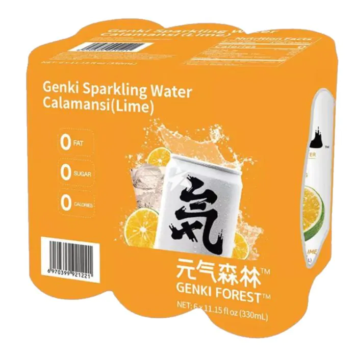 Genki Forest Sparkling Water Calamansi Flavour 330ml (6 Cans) is halal suitable Halal Check