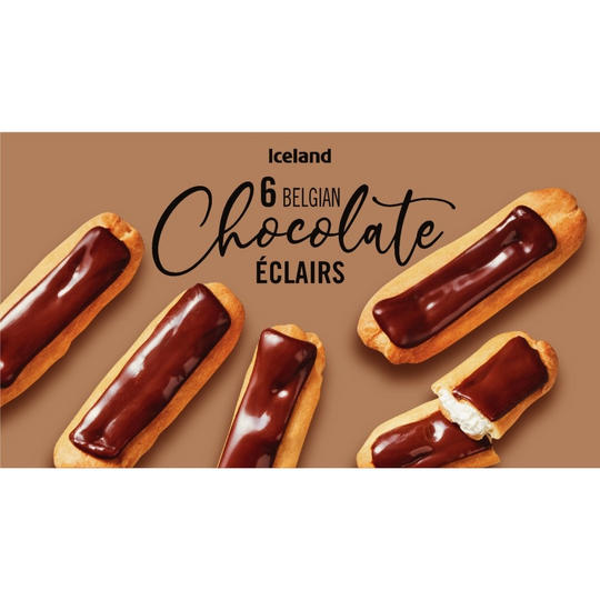 Iceland 6 Belgian Chocolate Éclairs 160g is Halal, Install Mustakshif