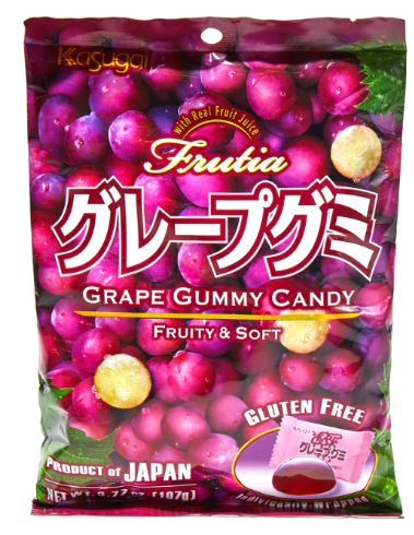 Kasugai Frutia Gummy Chews Grape is not Halal, Install Mustakshif