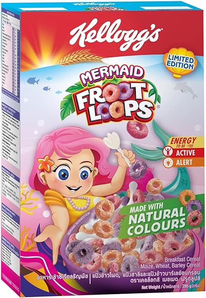 Kellogg's Mermaid Froot Loops 285g, pack of 1 is not Halal, Install ...