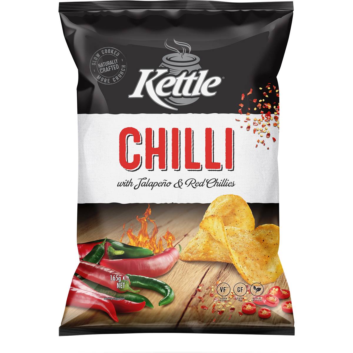 Kettle Potato Chips Chilli 165g