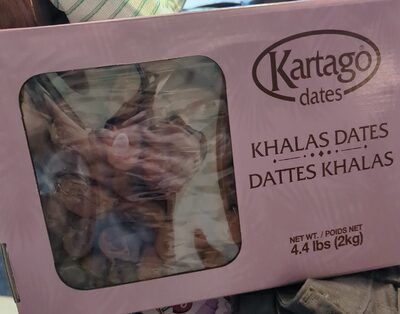KARTAGO Khalas Dates 2 Kg is Halal, Install Mustakshif