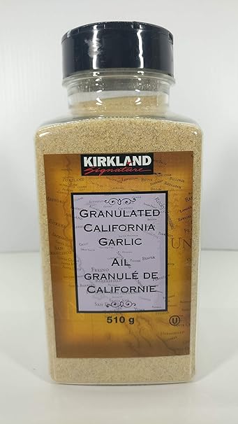 Premium California Granulated Garlic 18 Oz - Kirkland Signature (510 g) DLC: Dec27 main image 1