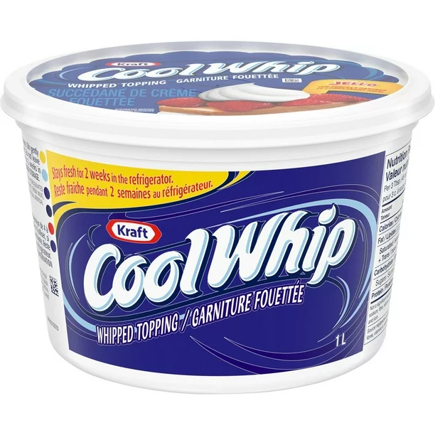 Kraft Cool Whip Original Frozen Whipped Topping 1L is not halal Halal