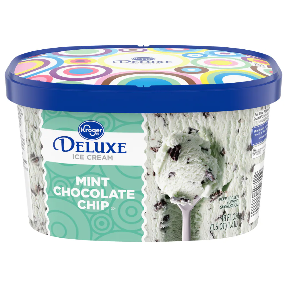 Kroger® Kroger Deluxe Mint Chocolate Chip Ice Cream is not halal Halal Check