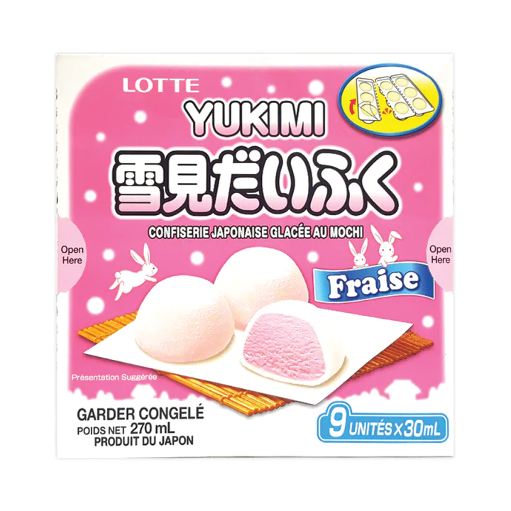 Lotte Lottee Yukimi Frozen Strawberry Flavoured Mochi is not Halal