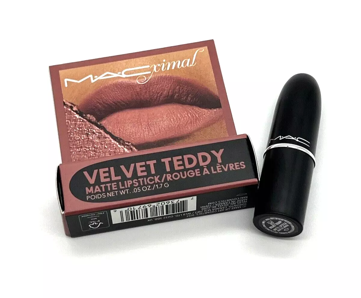 MAC Macximal Silky Matte Lipstick 617 Velvet Teddy MINI .05oz