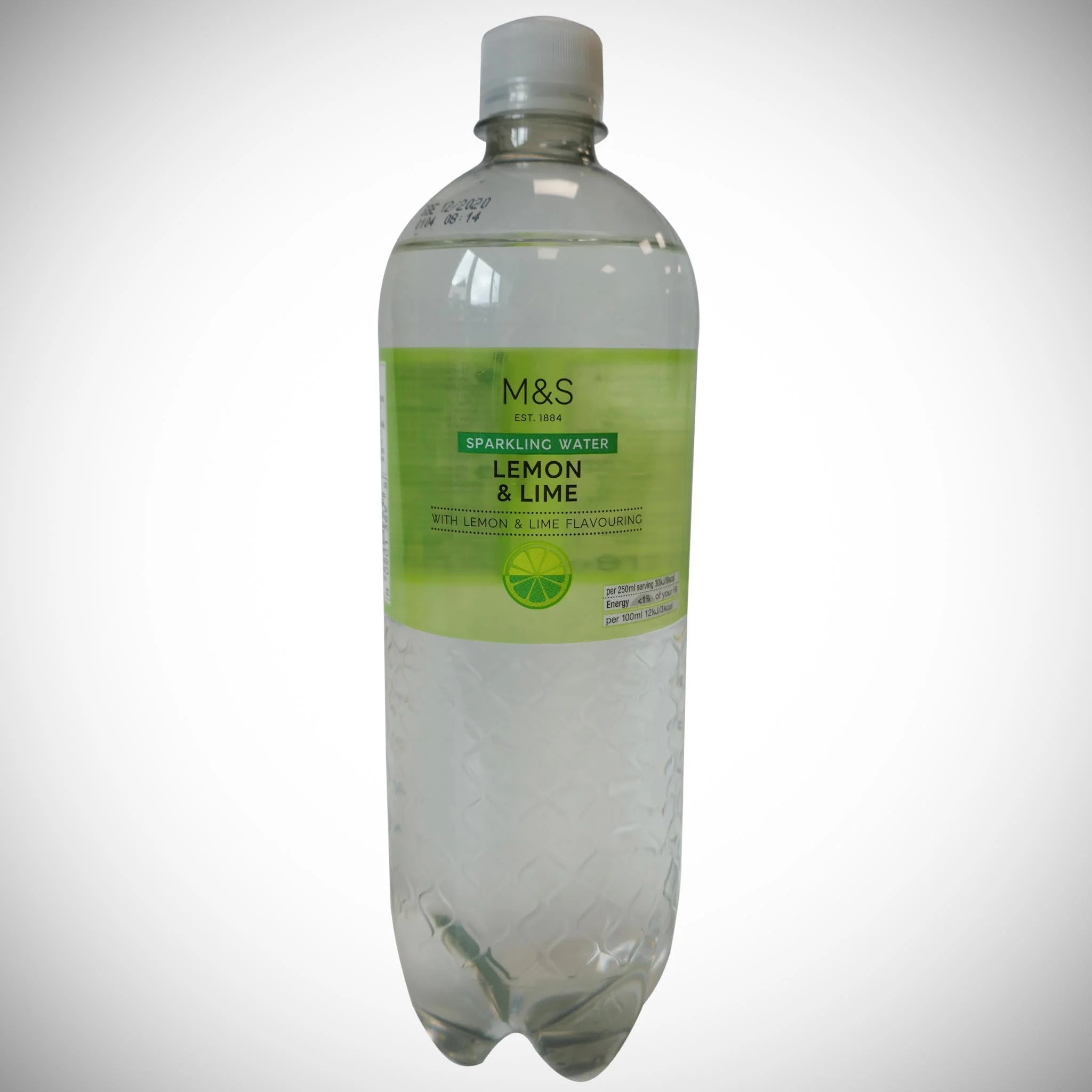 Marks & Spencer LEMON & LIME SPARKLING WATER 1L is halal suitable, vegan, vegetarian Halal Check