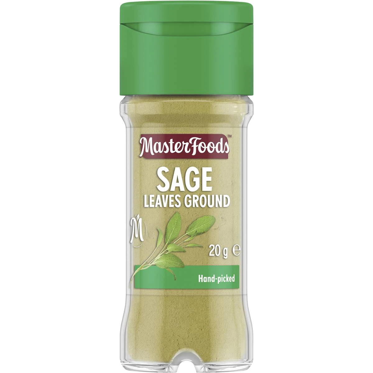 Masterfoods Ground Sage Leaves 20g is halal suitable, vegan, vegetarian