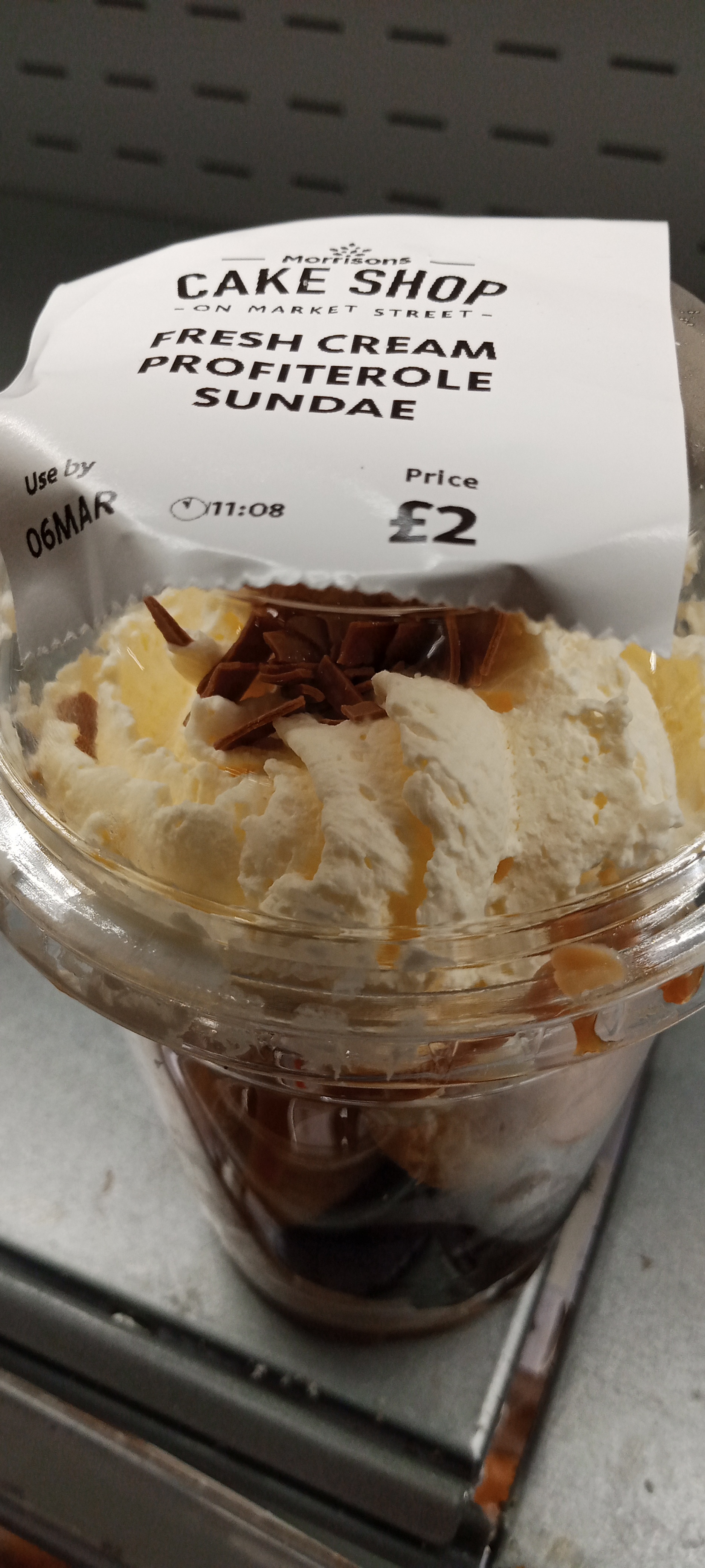 Market Street Large Fresh Cream Chocolate Sponge - Morrisons - View #4