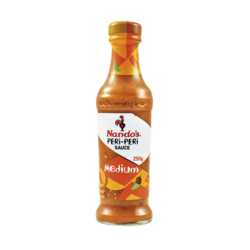 Nando's Medium Peri-Peri Sauce | 250g is halal, vegan, vegetarian ...