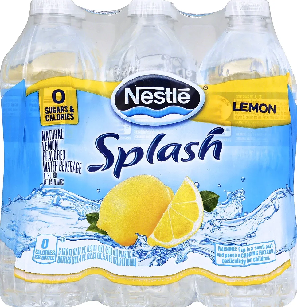 Nestlé Splash Lemon Flavored Water 16