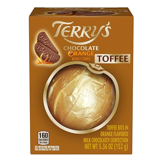 Terry's Chocolate Ball, Milk Chocolate With Natural Orange Flavor,1PACK