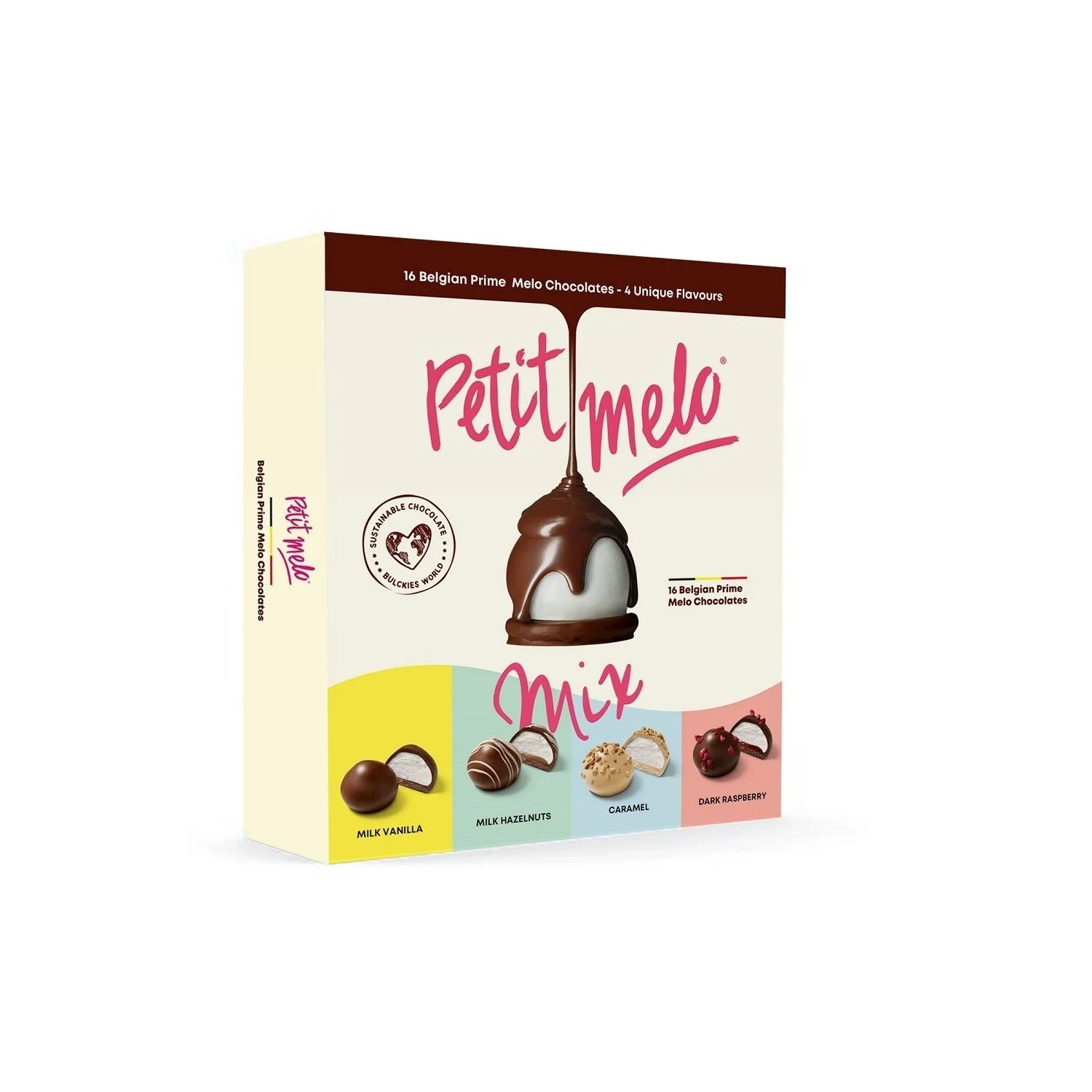 Petit Melo Mixed Chocolates 4 Flavors 155g is not Halal, Install