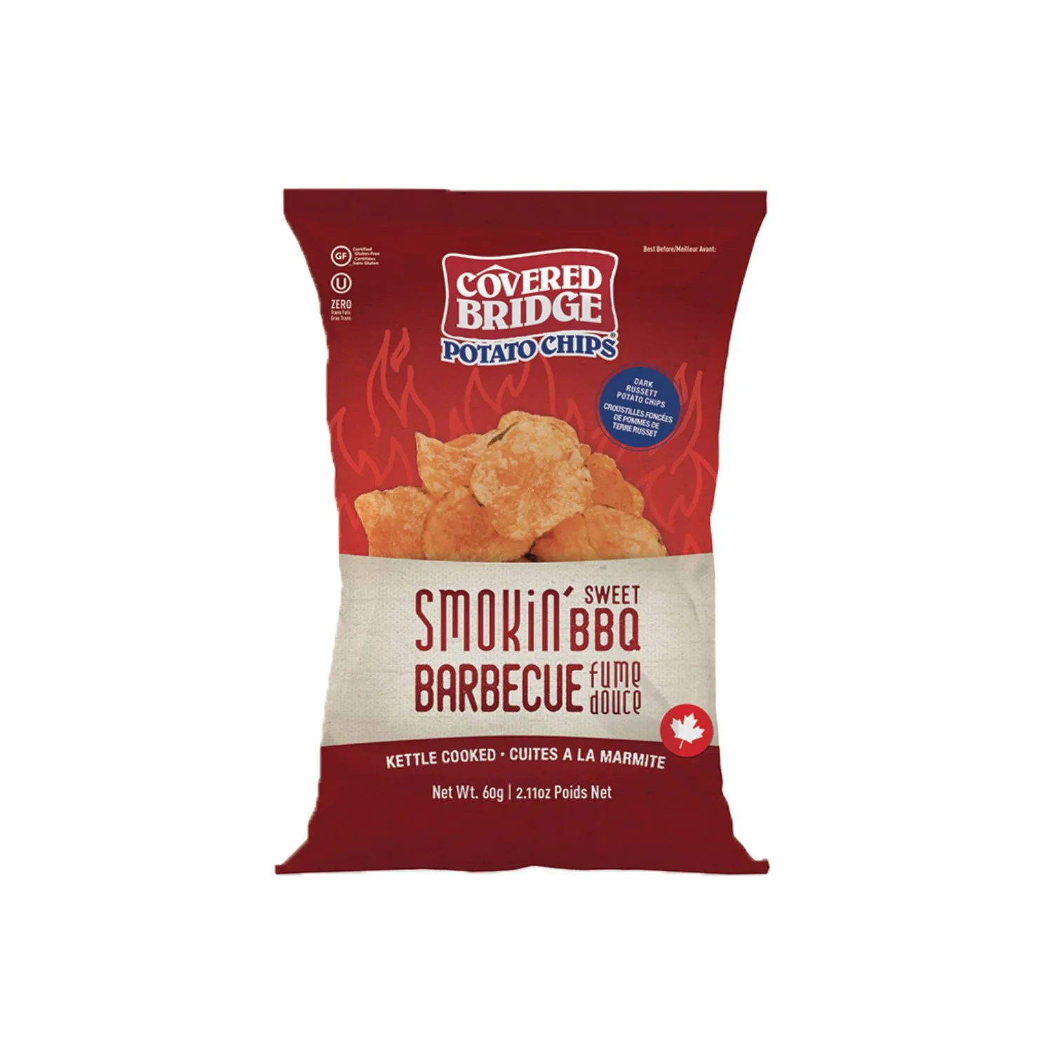 Check Halal status of Covered Bridge Smokin Sweet Bbq Potato Chips 60 G ...