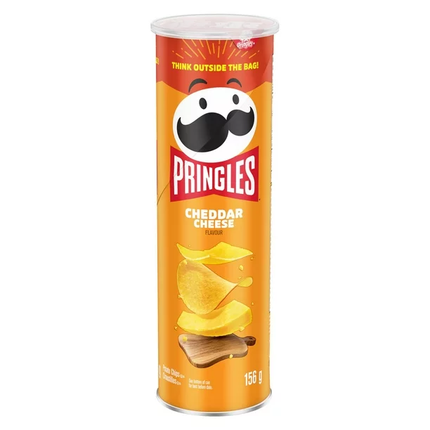Pringles Cheddar Cheese Flavour Potato Chips 156 G, 156g is halal suitable, kosher Halal Check