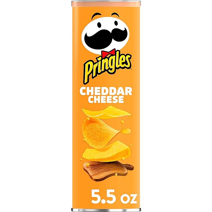 Pringles Cheddar Cheese Potato Crisps, 5.5 Ounce is not halal Halal Check