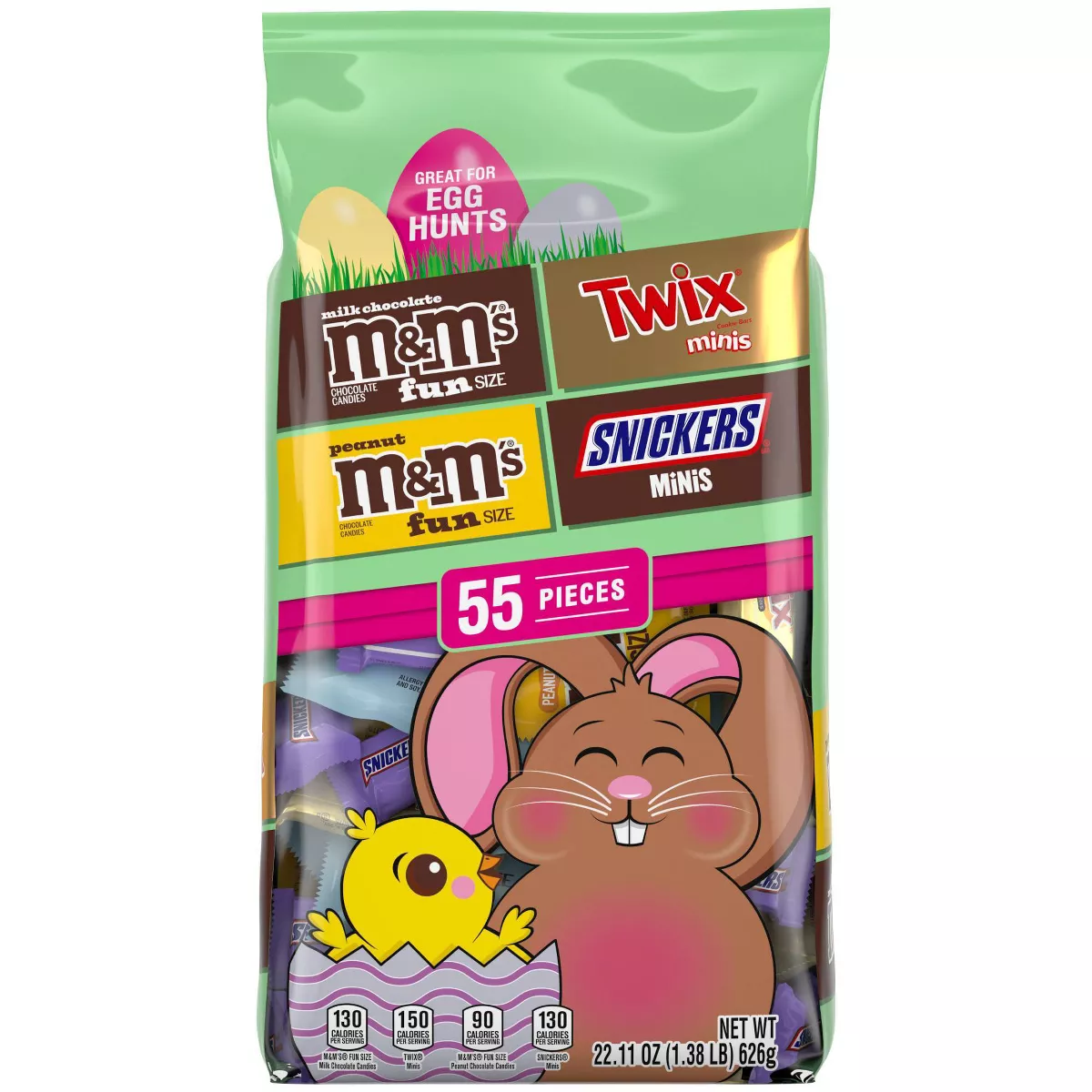 Mars M&m's Snickers & Twix Mini And Fun Size Milk Chocolate 22.11