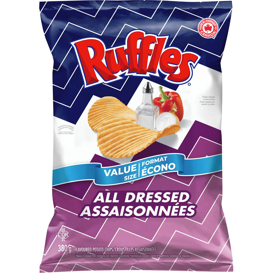 Ruffles All Dressed Flavoured Potato Chips 380 g is Halal, Install ...