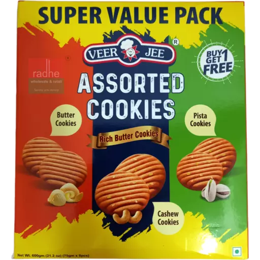 Veer Jee Assorted Cookies 600g is Halal, Install Mustakshif