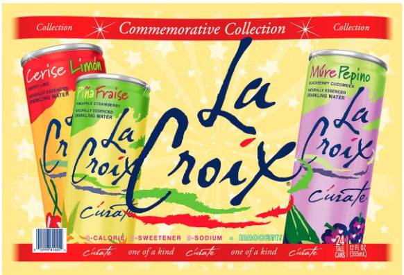 LaCroix Curate Commemorative Collection Sparkling Water, Variety