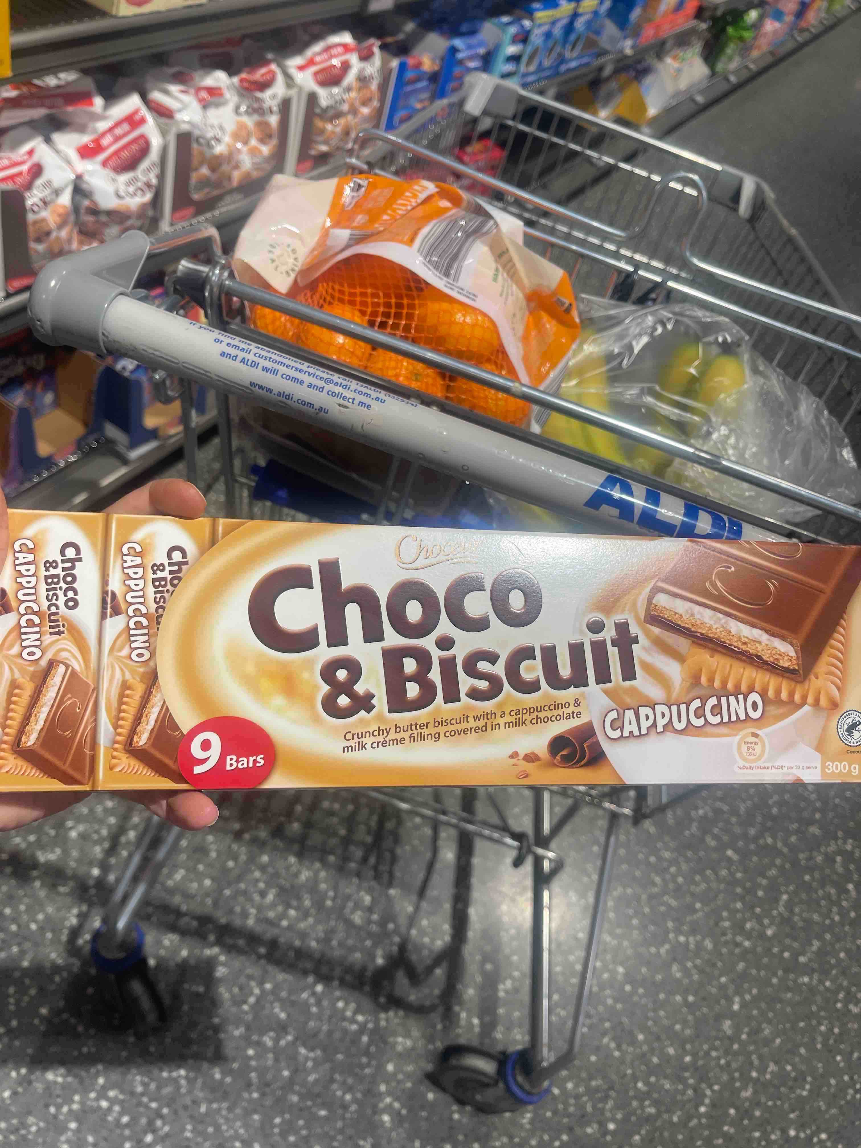 Chateau Choco & Biscuit Cappuccino 9 Bars is not Halal, Install
