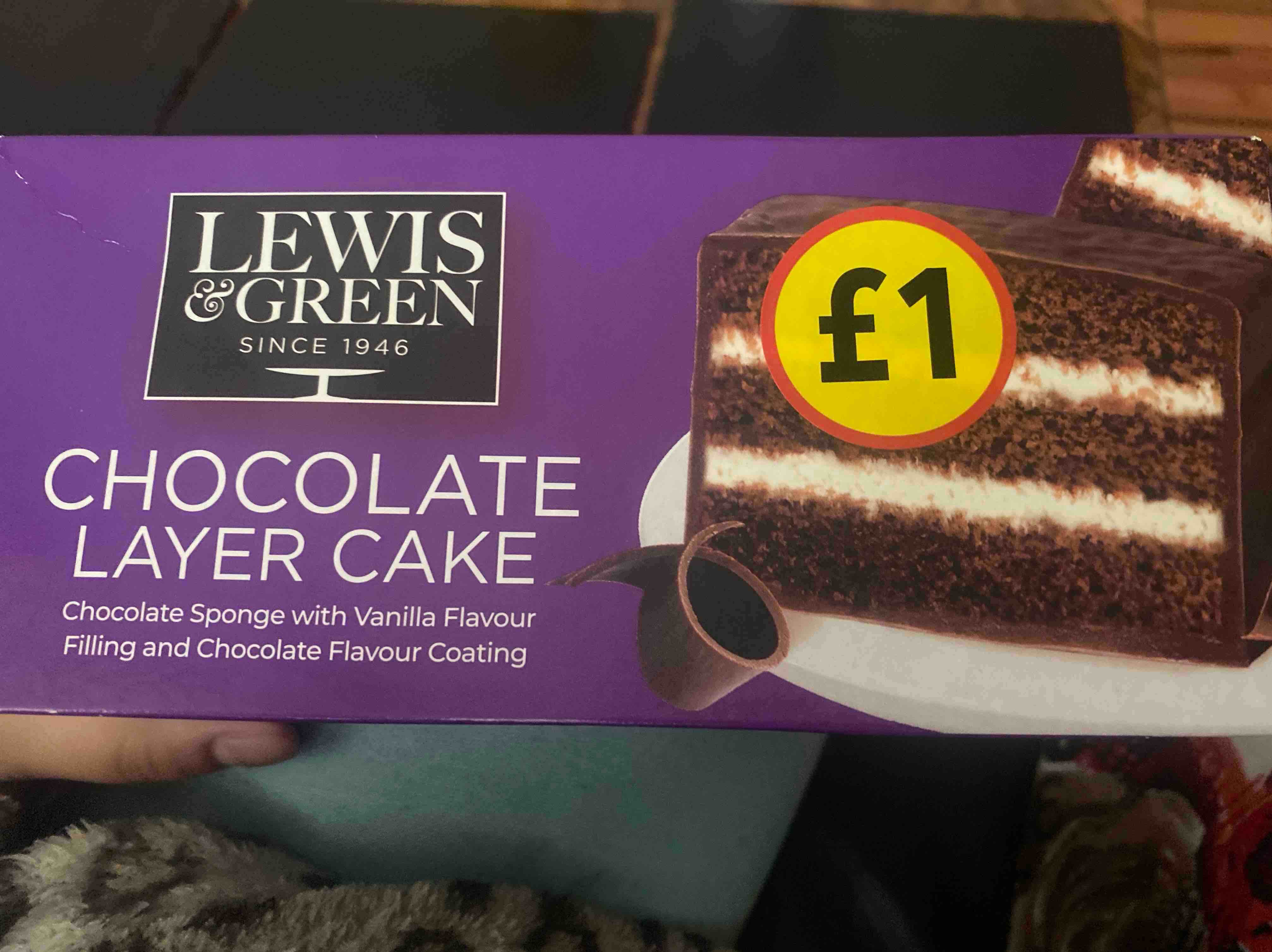 【cake】 LEWIS &GREEN CHOCOLATE LAYER CAKE is not Halal, Install Mustakshif