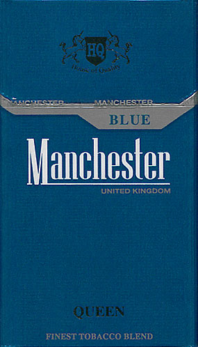 Manchester Blue Queen cigarettes