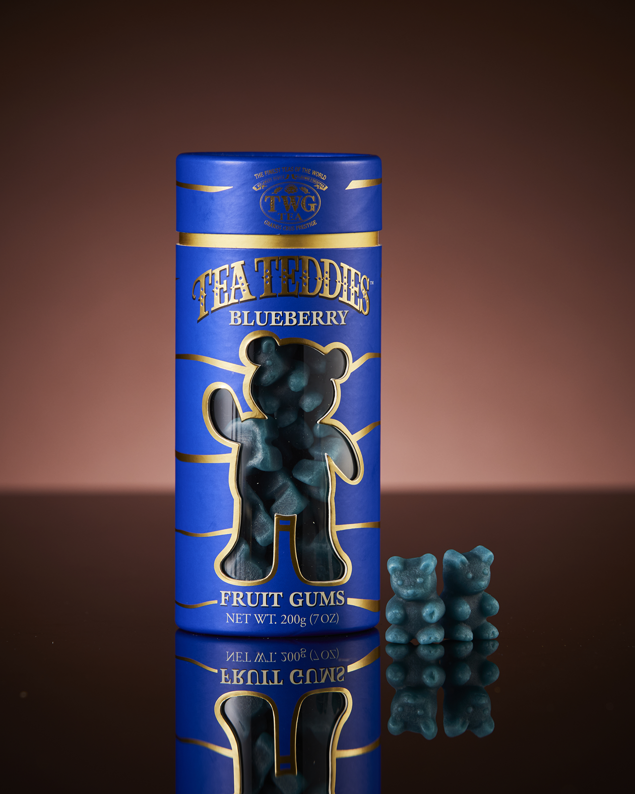 菓子 TWG Black Tea 37 & Tea Teddies Blueberry TWG Tea Blueberry Tea Teddies 200g is not Halal, Install Mustakshif