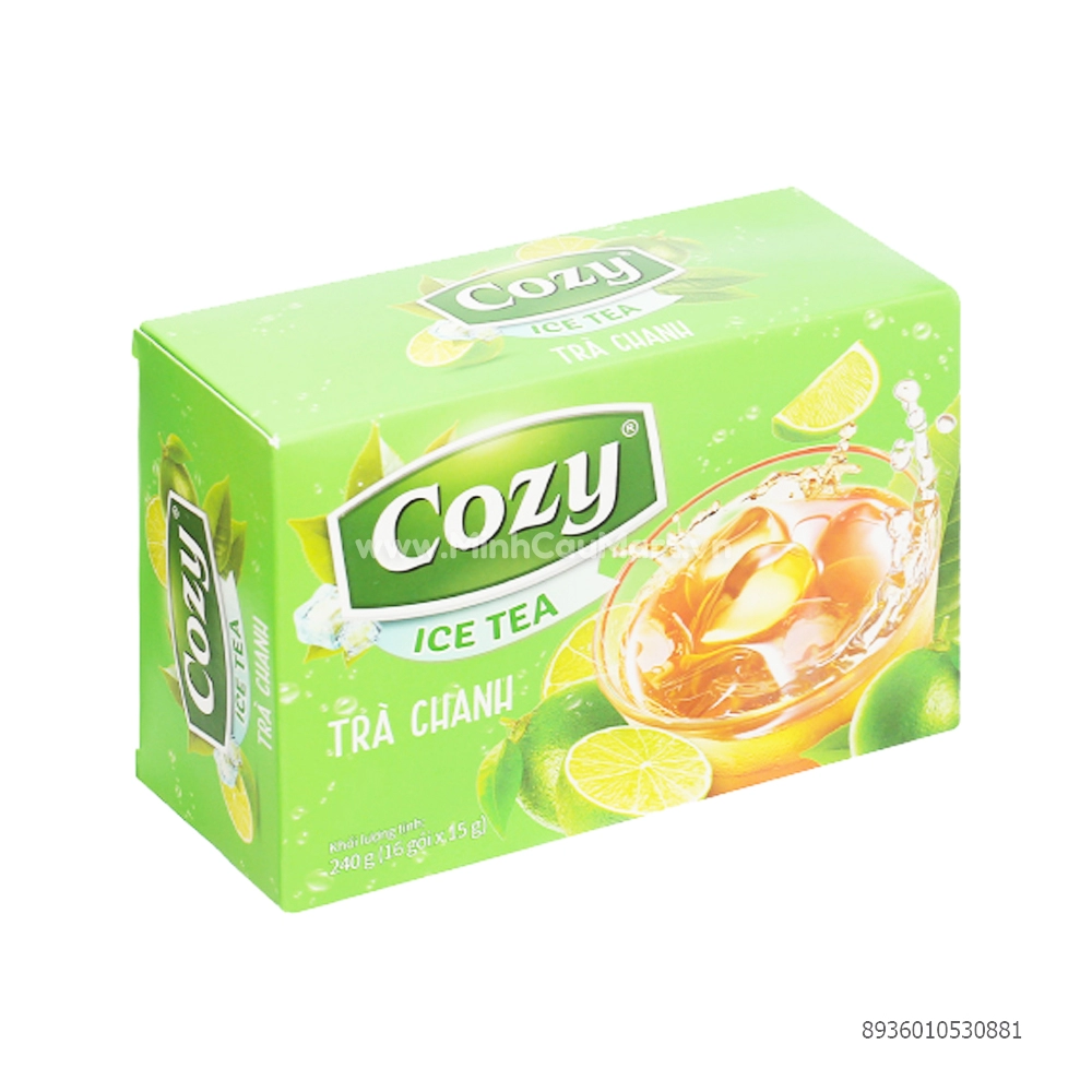 Cozy Ice Tea Lemon 270g is Halal, Install Mustakshif