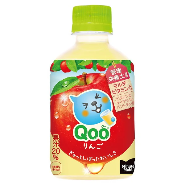Apple - こめだべよ Coca-Cola Minute Maid Qoo Apple 280ml is not Halal, Install Mustakshif