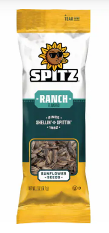 Spitz Ranch Flavored Sunflower Seeds 2 oz is Halal, Install Mustakshif